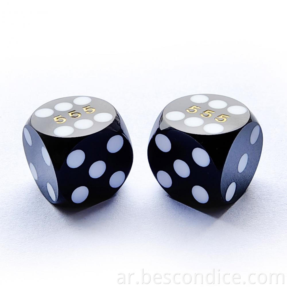 Precision Backgammon Dice 16mm 3